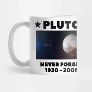 Pluto Never Forget Mug